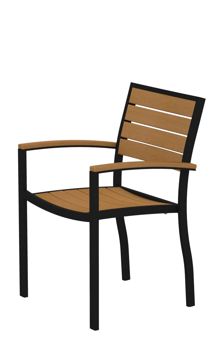 Polywood A200 16te Euro Dining Arm Chair In Textured Bronze Teak Polywood A200 16te Euro Dining Arm Chair In Textured Bronze Teak Com
