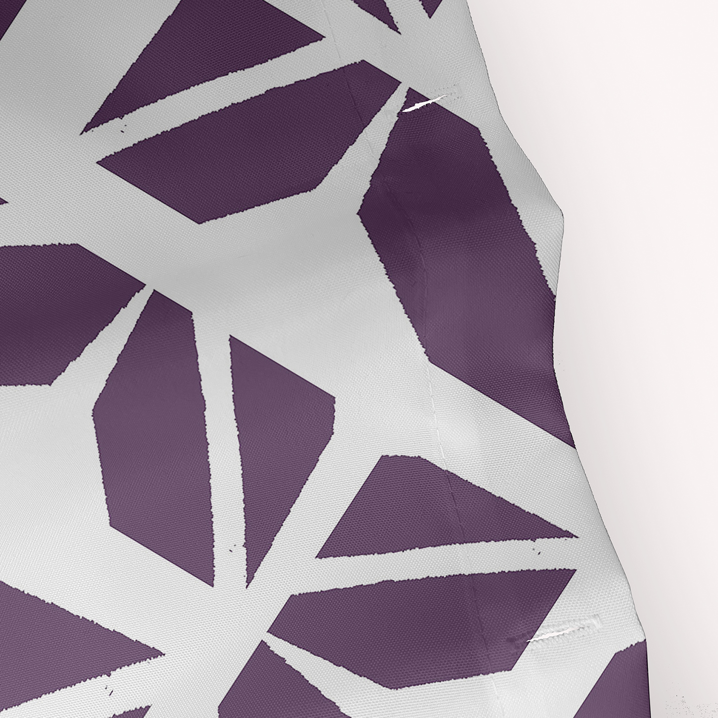 Simply Daisy 70" W x 73" L Kaleidoscope Graffiti Polyester Shower Curtain, Larkspur [1 Ct]