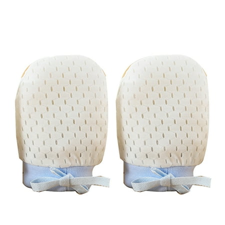 

Pontos 1 Pair Adjustable Drawstring Newborn Baby Cotton Mittens Anti Scratch Gloves