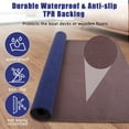 thumbnail image 3 of Ourlova Boat Carpet Marine Carpet for Boats Waterproof Indoor Outdoor Carpet with Anti-Slide Backing Marine Grade Boat Carpet Cuttable Easy to Clean Patio Rugs Deck Rug, 3 of 6
