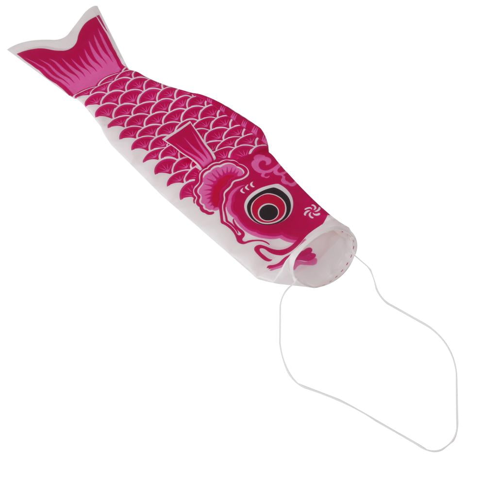 3x Japan Streamer Japanese Banner Kite Backyard Pink 100cm