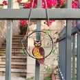 thumbnail image 4 of Decoración de pared con pájaros multicolor acrílicos, colibrí para colgar en ventanas o puertas exteriores A, 4 of 9