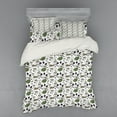 thumbnail image 2 of Ambesonne Floral Bedding Set 3 Pcs, Botanical Foliage Branch, Twin XL, Multicolor, 2 of 3