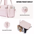 thumbnail image 4 of Bolsa de gimnasio Roulens pequeña para mujer, juego de 2 unidades con compartimento húmedo, 4 of 8