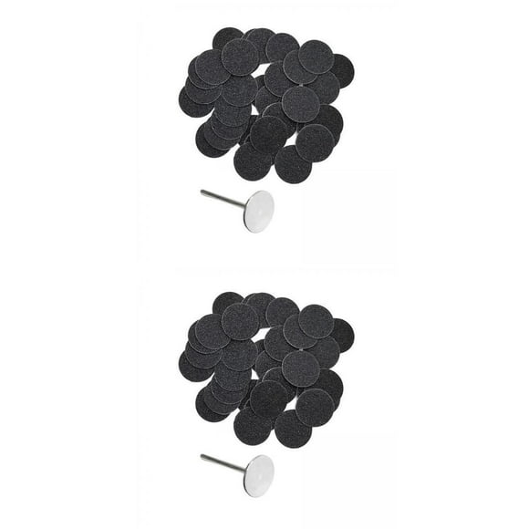 2 cajas de discos de almohadillas de repuesto de lija pa herramienta eléctrica de piezaza de pedicura Colco Papel de lija reemplazable