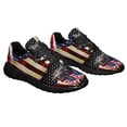 thumbnail image 6 of Black And Silver Labrador Retriever American Flag Patriot Shoes Women's Fashion Sneakers Tennis Running Shoes for Men Women Black Size 6, 6 of 7