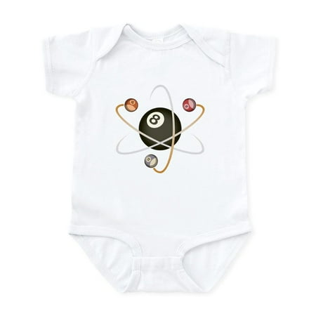 

CafePress - Billiard Atom Infant Bodysuit - Baby Light Bodysuit Size Newborn - 24 Months