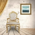 thumbnail image 3 of Delamater, Rob 20x20 Gold Ornate Wood Framed with Double Matting Museum Art Print Titled - Teal Sea I, 3 of 4