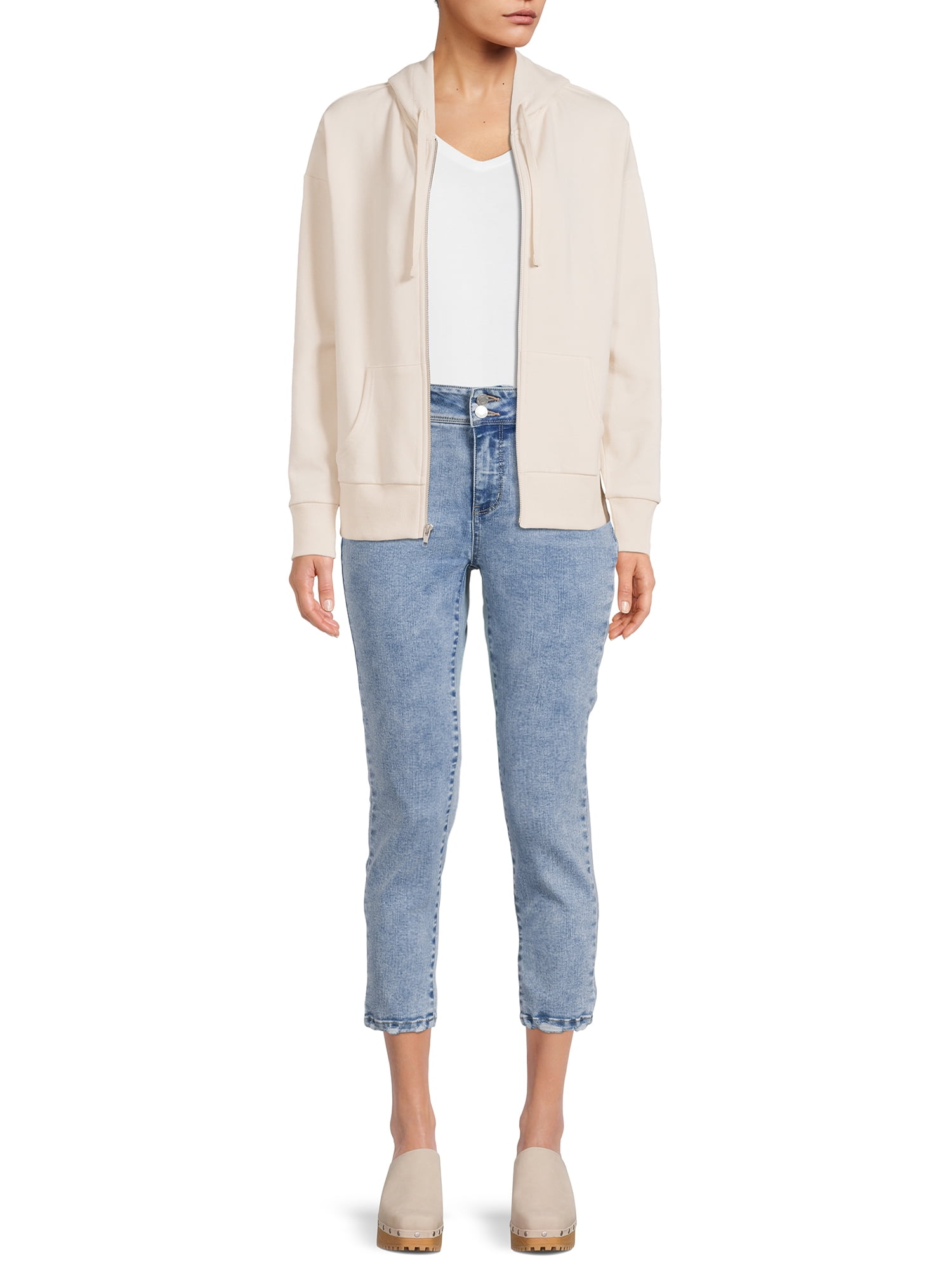 Time and Tru Women's Zip Up Hoodie