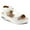 White-new, variant on Pennysue Women's Wedge Ankle Strap Sandals Black Air Platform Sandals With Cushion Support 8M