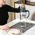 thumbnail image 5 of Premium Heat-Resistant Glass Water Pitcher with Leak-Proof Lid, Ergonomic Handle & Large Capacity for Iced Coffee, Cold Water, and Beverages, 5 of 5