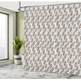 thumbnail image 4 of Ambesonne Sea Otter Shower Curtain, Bank Beavers Laying Art, 69"Wx75"L, Pale Blue Pale Redwood, 4 of 4