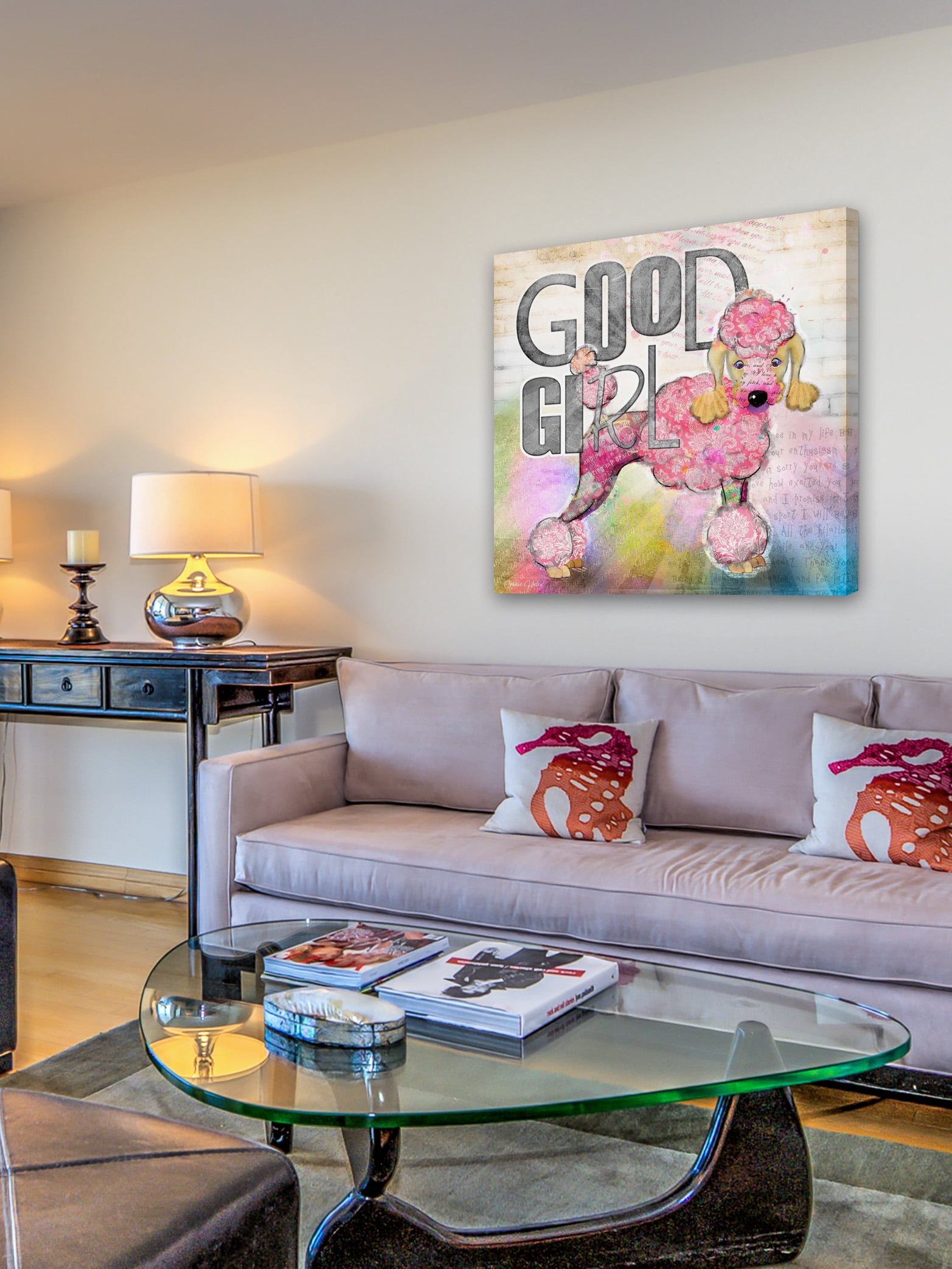"Good Girl" Painting Print on Wrapped Canvas