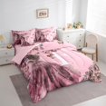 thumbnail image 3 of Erosebridal Ensemble de Literie Romantique à Roses Format Double, Literie Lettre Initiale F Format Double, Ensemble de Lit Réversible Princesse de Conte de Fées, Déco de Chambre Respirante, 7 Pcs, 3 of 6