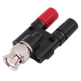 thumbnail image 2 of BNC To 4 Mm Banana Plug Adapter, BNC Male Plug To 2X 4mm Dual Banana Female Jack Socket, Binding Post RF Coax Splitter Adapter BNC Banana Adapter For Oscilloscope, 2 of 8