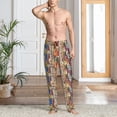 thumbnail image 5 of Vsdgher Funny Dogs Family Print Mens Pajama Pants Sleep & Lounge Pants, PJ Bottoms With elastic waistb and Pockets, 5 of 5