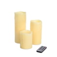 thumbnail image 3 of Led Remote Dripping Candles (Set Of 3) 3"Dx4"H,6"H,8"H Wax, Plastic, 3 of 3