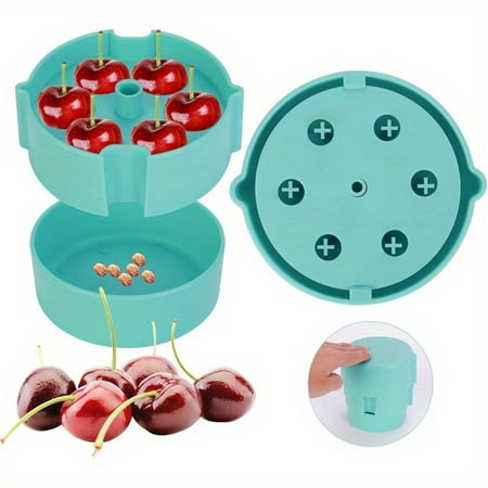 

hghfhj 1pc Cherry Pliers - Portable cherry pliers for pitting can pit 6 cherries at a time dishwasher safe