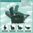 thumbnail image 4 of Sumdeal Electric lifting massage chair with heating function for the elderly,Green, 4 of 7