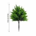 thumbnail image 7 of Artificial Norfolk Christmas Topiary Ball Trees with Red Berries, 18.11 inch Christmas Topiary Outdoor Pine Trees, Artificial Urn Filler Porch Decor, Evergreen Shrubs Bushes Plants with Ground Spike, 7 of 7