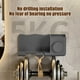 thumbnail image 5 of Organizador de herramientas para el cabello Cesta de almacenamiento de baño de montaje en pared | Instalación sin taladros | Sostiene Secador de Pelo, Plancha, Rizador, Cepillos | A prueba de óxido, 5 of 6