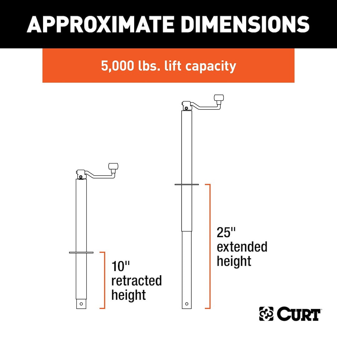 CURT 25007  TRAILER JACKS