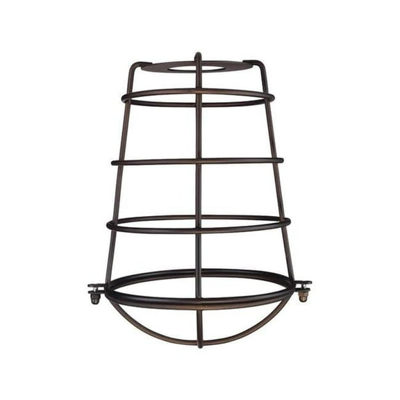 Cylindrical Metal Cage Shade