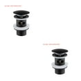 thumbnail image 3 of Advancent RecabLeght Pop-Up BASIN SINK Filter Drain Device Hair Catcher Sink Colador BAÑO COCINA ACCESSORI Bath Waste Stopper la aleación tiene desbordamiento 2piezas Advancent  CBP065966, 3 of 6