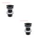thumbnail image 2 of Cateissary RecabLeght Pop-Up BASIN SINK Filter Drain Device Hair Catcher Sink Colador BAÑO COCINA ACCESSORI Bath Waste Stopper la aleación tiene desbordamiento 2piezas Cateissary CBP065966, 2 of 6