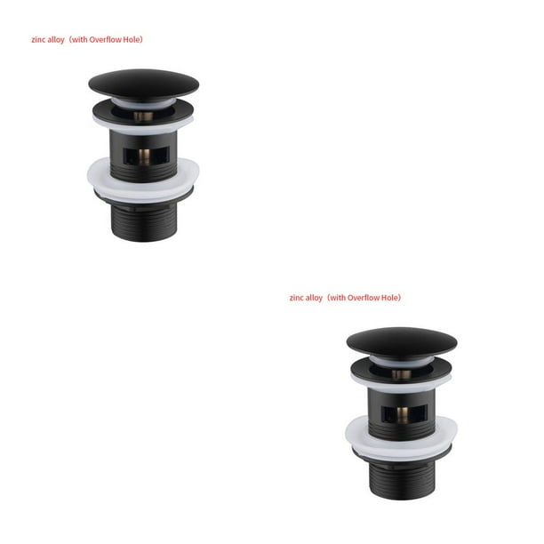 Matsuzay RecabLeght Pop-Up BASIN SINK Filter Drain Device Hair Catcher Sink Colador BAÑO COCINA ACCESSORI Bath Waste Stopper la aleación tiene desbordamiento 2piezas Matsuzay CBP065966