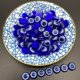 thumbnail image 1 of Cuentas de resina de ojo malvado de forma redonda ovalada de 6/8/10/12MM, cuentas espaciadoras para fabricación de joyería DIY, abalorio, pulsera, pendientes, collar Tan Jianjun unisex, 1 of 2