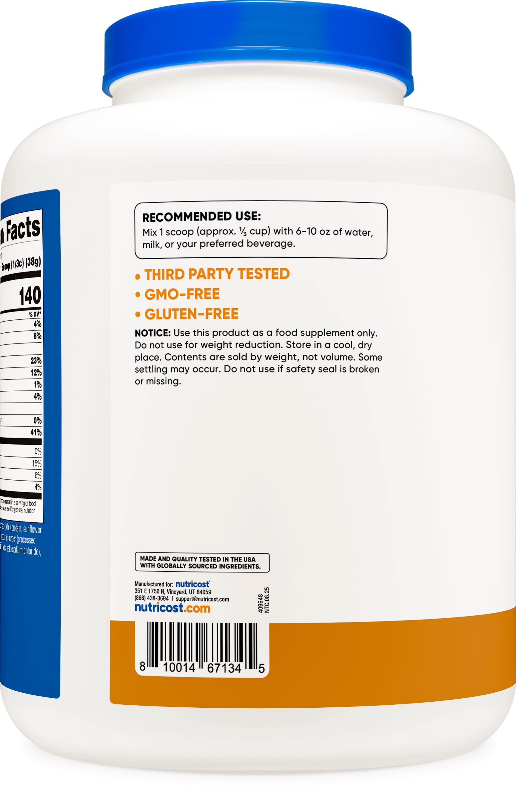 Nutricost Whey Protein Concentrate Powder (Chocolate Peanut Butter) 5LBS