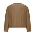 thumbnail image 5 of Ahabrexf Open Front Cardigan for Women, Elegant Shiny Fabric Thin Breathable Party Jacket, 5 of 9