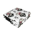 thumbnail image 2 of KLL DOG IS WEARING PIRATE COSTUME Print Fleece Throw Blanket, Horizontal Fleece Bedding Cute Soft Blankets Comfy Fleece Flannel Plush Home Decor for Couch & Bed -80"x60", 2 of 9