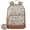Beige, variant on Madison & Dakota 2 Piece Multi-Pocket Backpack with Laptop Electronics Pocket and Removable Keychain Coin Pouch