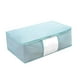 thumbnail image 3 of Contenedor de almacenamiento de ropa, bolsa de almacenamiento de edredón, organización plegada, organizador con cremallera, manta, caja cúbica para Azul XL, 3 of 8