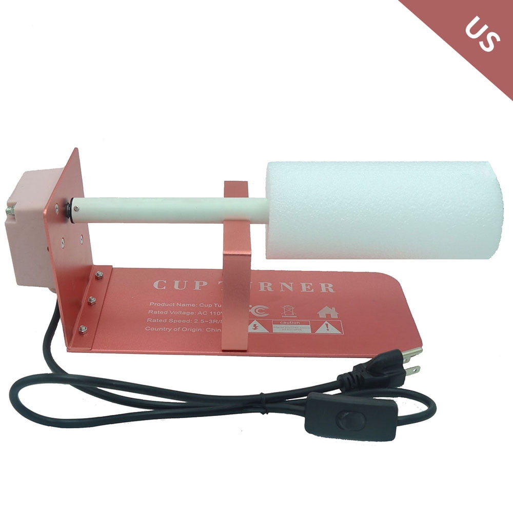 Buy Electric Cup Turner Glass Cup Tumbler Spinner DIY Cup Rotator For