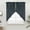 Indigo, variant on Navy Blue Boho Swag Valances for Windows, Kitchen Window Curtains Over Sink, Retro Ethnic Tribe Abstract Art Window Treatment Curtains for Living Room/Bedroom Curtains 2 Panel Sets 36"x45"