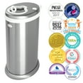 thumbnail image 3 of Ubbi Stainless Steel Diaper Pail, Odor Locking, No Special Bag Required, Award-Winning, Registry Must-Have, Chrome, 3 of 6