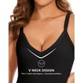 thumbnail image 3 of Thermal Tank Top for Women Fleece Lined V Neck Camisole Slim Fit Thermal Underwear Sleeveless Base Layer Undershirt, 3 of 7