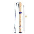thumbnail image 3 of 1 Set of Beginner Use High Pitch 8-hole German Clarinet Professional Flute Recorder for Practicing, 3 of 9