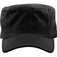 thumbnail image 3 of Gorra militar básica para uso diario, estilo militar, color negro, 3 of 5