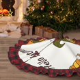 thumbnail image 5 of Sigee Hello Autumn for Christmas Decoration Tree Skirt Christmas Plaid Tree Skirt,Christmas home decor Holiday Tree Skirt Fits TChristmas Tree-36", 5 of 6