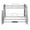 colorA, variant on Btidfty 2-Tier Drop Down Cabinet Organizer Cutlery Lift-up Basket Cabinet 304 Stainless Steel 22-34 Inch Width for Snacks Bowls Plate