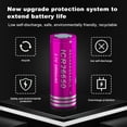 thumbnail image 6 of 26650 Rechargeable Battery, 6800mAh High Capacity 3.7v Lithium-ion Flat Top Battery for Flashlight Torch, 6 of 6
