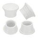 thumbnail image 4 of Extremos de barra de cortina Uxcell, 6 piezas de tapa de cabeza de barra de cortina de plástico para decoración de ventanas de oficina en casa, blanca, 4 of 6