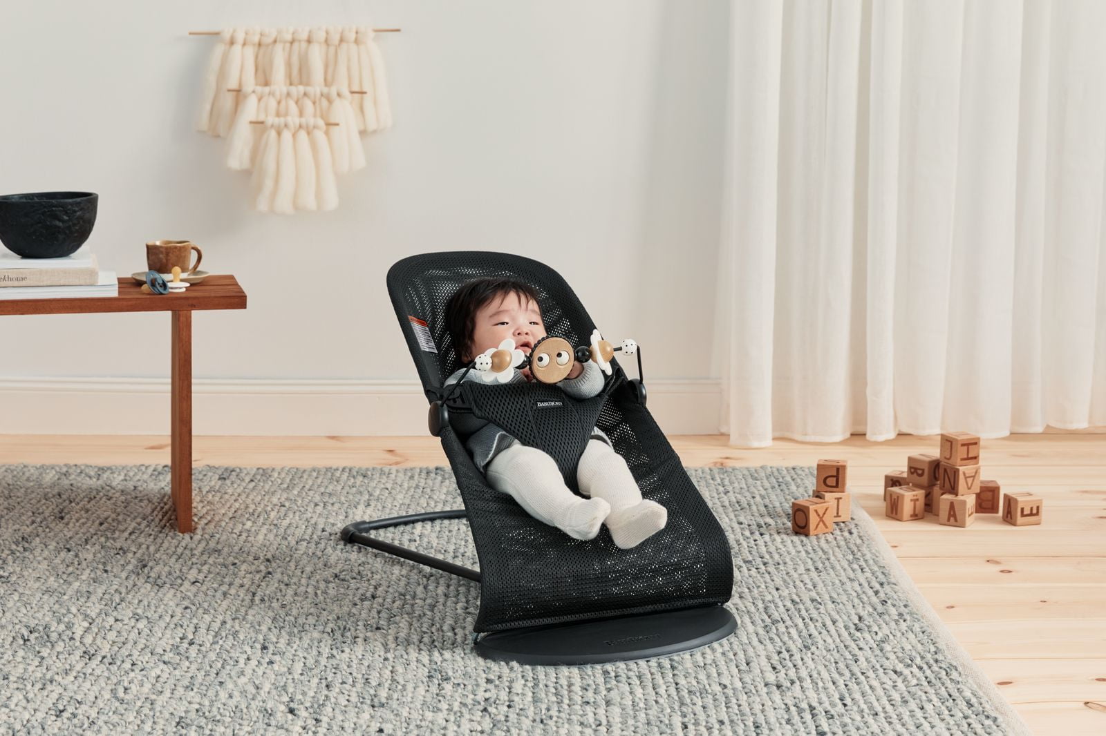 BabyBjorn Googly Eyes Black and White Toy Bar