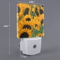 thumbnail image 2 of Naloa Sunflowers 7 Night Lights Plug into Wall, Dusk to Dawn Sensor Warm White Led Night Light 0.5W, Nightlight suit for Adults, Bedroom, Bathroom, Hallway, Kitchen, 2 of 5
