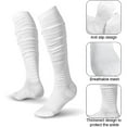 thumbnail image 2 of Non Slip Scrunch Football Socks, Football Socks Extra Long Socks Soccer Socks Over The Knee Athletic, 2 of 7