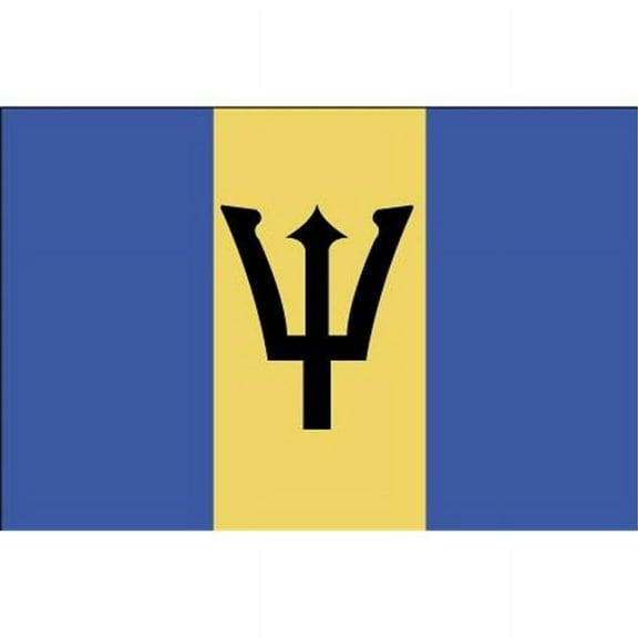 5 ft. X 8 ft. Nyl-Glo Barbados Flag